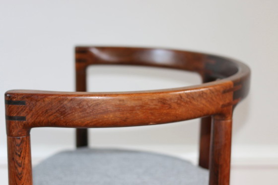 Image 1 of Fauteuil bridge scandinave palissandre Ole Gjerlov-Knudsen, 1960