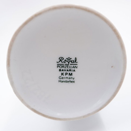 Image 1 of Op Art porcelain vase by Royal Bavaria KPM, Germany, 1970s