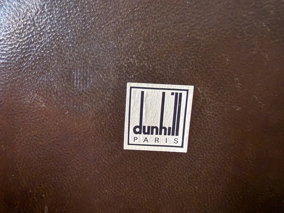 Image 1 of Ceramic tobacco jar with leather upholstery – circa 1940s–1950s