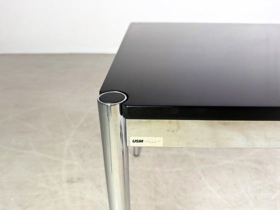 Image 1 of Origineel USM Haller bureau, nieuw zwart geverfd, designtafel