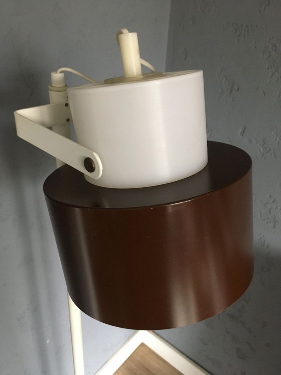 Lampadaire Luxus 2231.20, années 1960-70, Métal, Plastique, Blanc, Mid Century Modern (photo 3 sur 6)