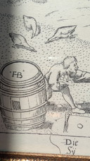Incisione su Rame Antica Da Pieter Bruegel il Vecchio - "La Fiera di Hoboken" (Ca. XVII-XVIII Secolo) – In Bella Cornice (50x36 