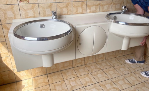 SPACE AGE LAVABO - Restaurierungsprojekt - CRB Arredamenti