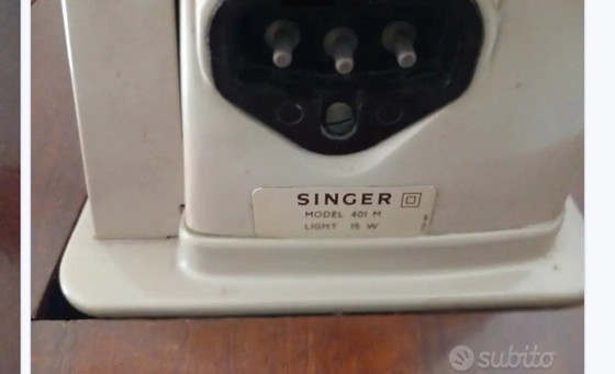 Image 1 of Singer machine from the 60s