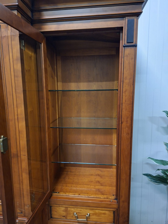 Image 1 of Classic Dutch china cabinet, buffet cabinet, wall unit, dimensions: 207x47/68cm and 198cm high.