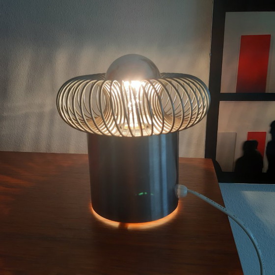 Lampe design vintage, Philippe Rogier, Oxar France – rvs (photo 6 of 8)