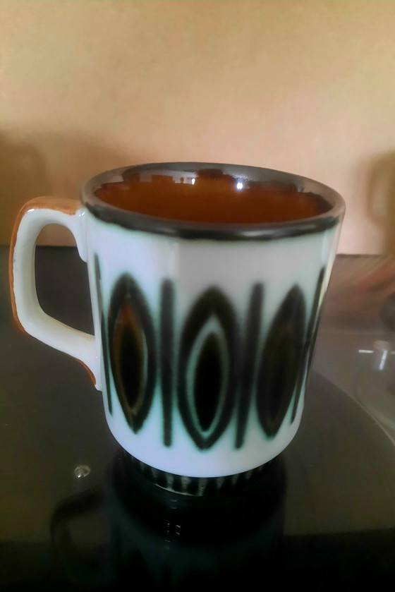 Image 1 of Vintage koffiekan met 4tassen 