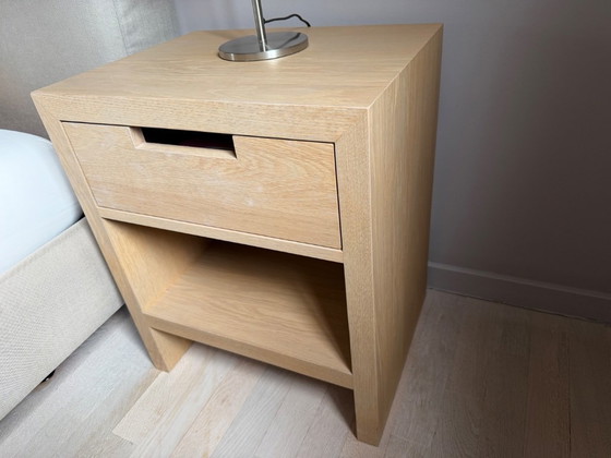 Nightstands Oak (2 Pieces) – Wood (photo 3 of 5)