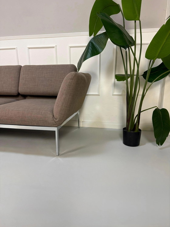 Image 1 of Brühl Roro Sofa Stoff Grau Garnitur Schlafsofa Ecksofa