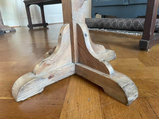 Image 1 of Eettafel Leeftafel Schragentafel Frans 245 cm.