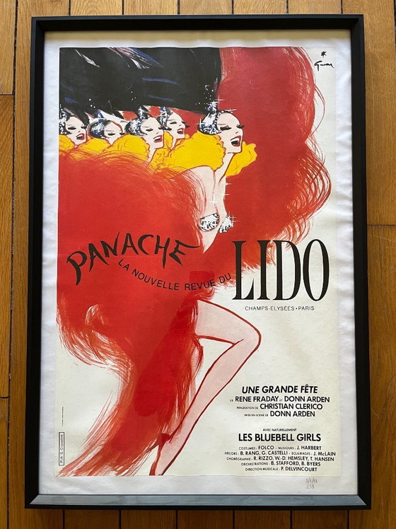 Image 1 of Panache de Lido poster by René Gruau, 1985