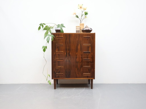 Dänische Kommode mit 6 Schubladen, P. Westergaard, Dänemark, Palisanderholz