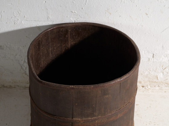 Secchio in legno antico – Cina, circa 1900 – Oggetti decorativi, Wood, Iron, Rustic (photo 13 of 40)
