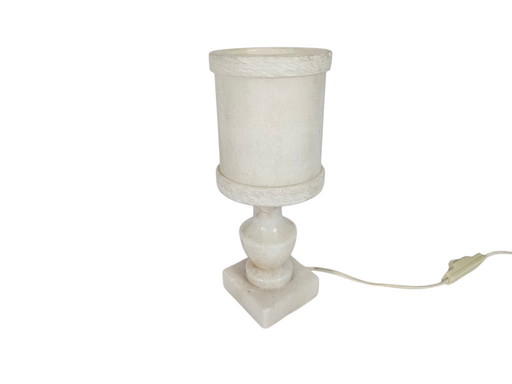 Pegasan - Alabaster - natural stone - table lamp - Spain - 1970