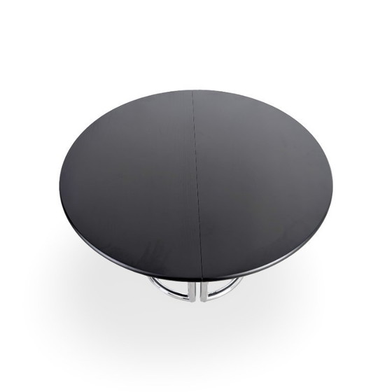 Image 1 of Original Läsko Exclusive Extendable Dining Table Midcentury Bauhaus