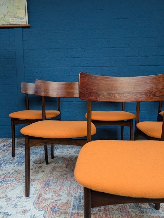 Image 1 of 6X Vintage Danish Chairs, 1960s