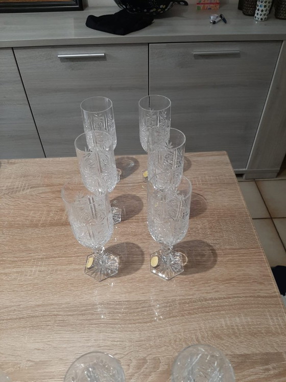 Image 1 of Service de table exclusif de 40 pièces en verre Riedel Austria vintage – cristal au plomb à 24 % (PbO)