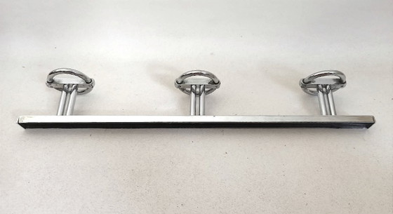 Image 1 of Triple Art Deco coat hooks by Jean Royère, 45 cm wide