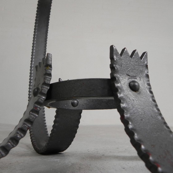 Image 1 of Brutalist salontafel, tegeltafel met 36 tegels, jaren 50