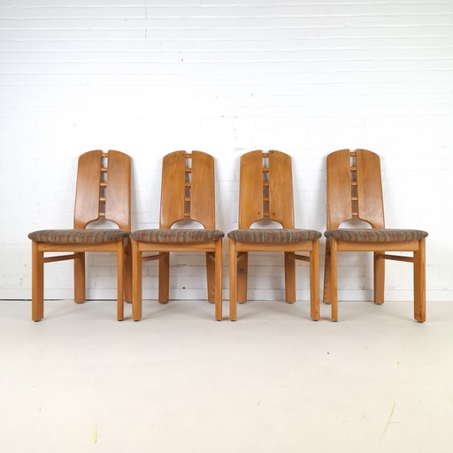4x vintage Lübke chairs