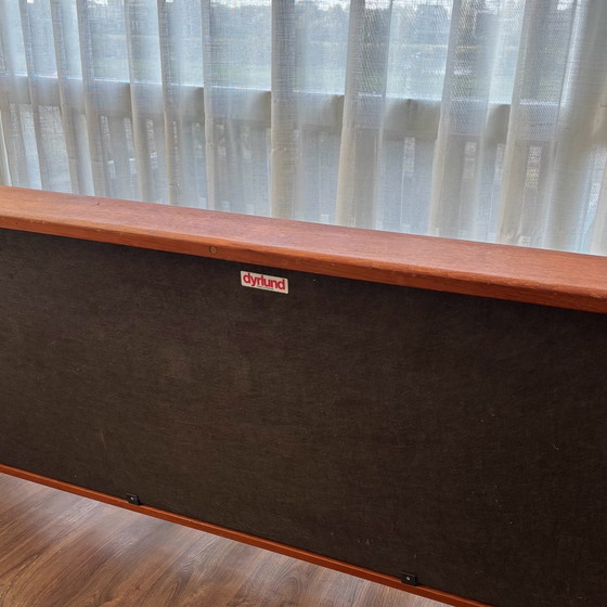 Vintage Dyrlund 3-zitsbank – Massief Teak – Deens Mid-Century Design – Nieuw Gestoffeerd – 3-5 zitsbanken (photo 7 of 7)