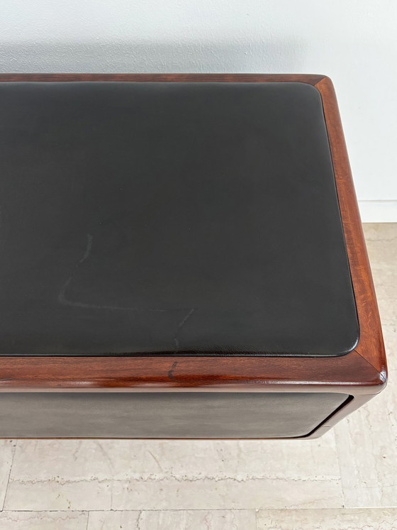 Credenza in legno e pelle, Finlandia, anni '50 – Credenze con vetrina, Scandinavian (photo 15 of 21)
