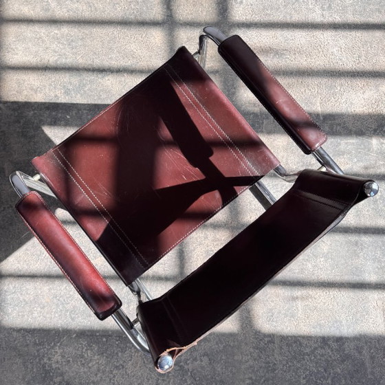 Image 1 of MG5 Leather Chair by Matteo Grassi, 1970