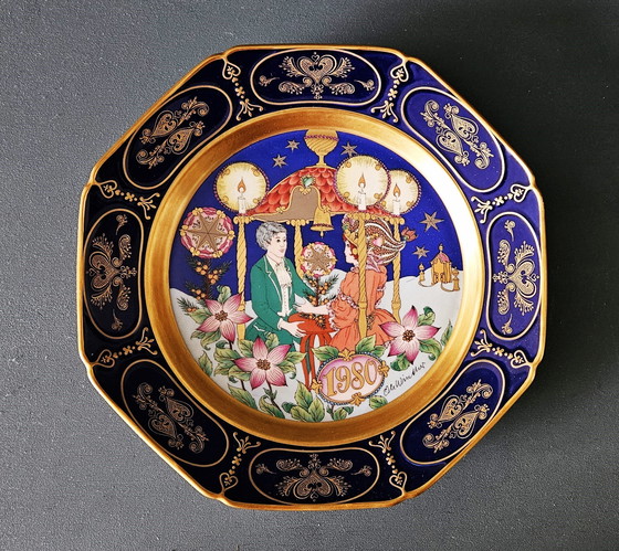 Image 1 of Assiette de collection de Ole Winther, 1980 Hutschenreuther German Porcelain