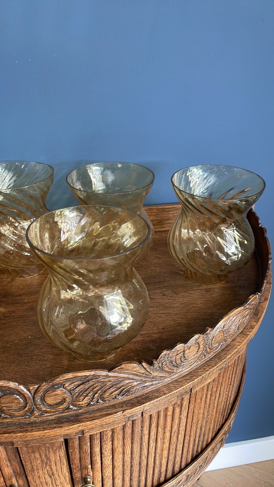 6 paralumi in vetro in stile retrò – Lampade a sospensione, Glass (photo 3 of 7)