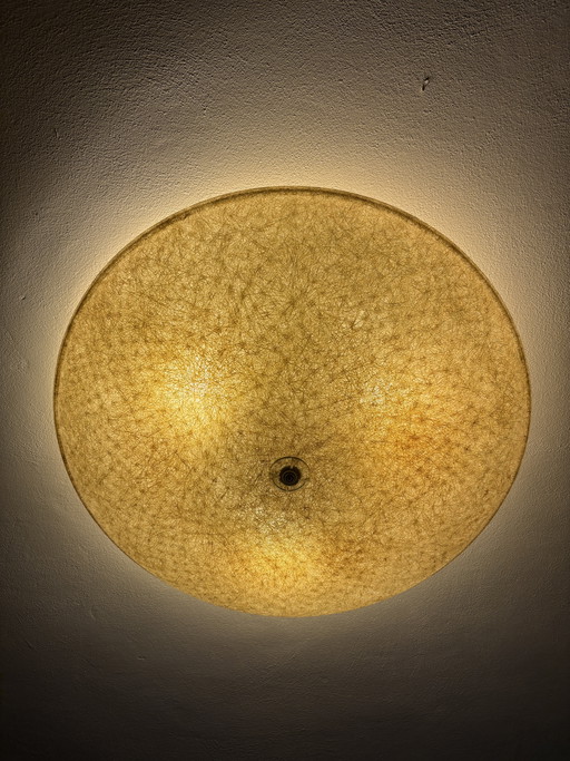 Lampe de plafond en fibre de verre Louis Kalff pour Philips