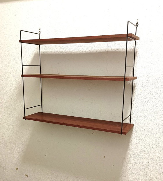 Image 1 of Étagère murale des années 50 avec trois étagères