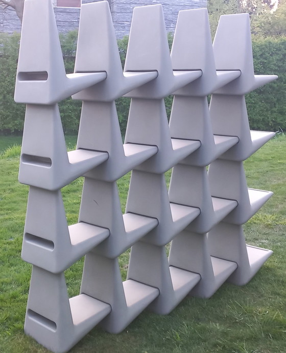 Image 1 of Libreria modulare (20 pezzi) &#39;Link&#39; di Martijn Prins e Philippe Starck per XO 1990