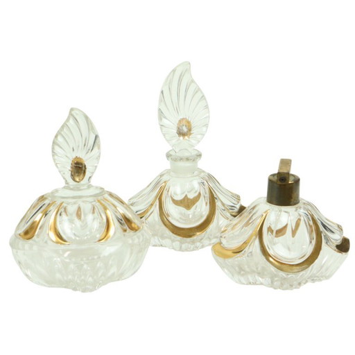 Coffret de parfum style Art déco pour boudoir