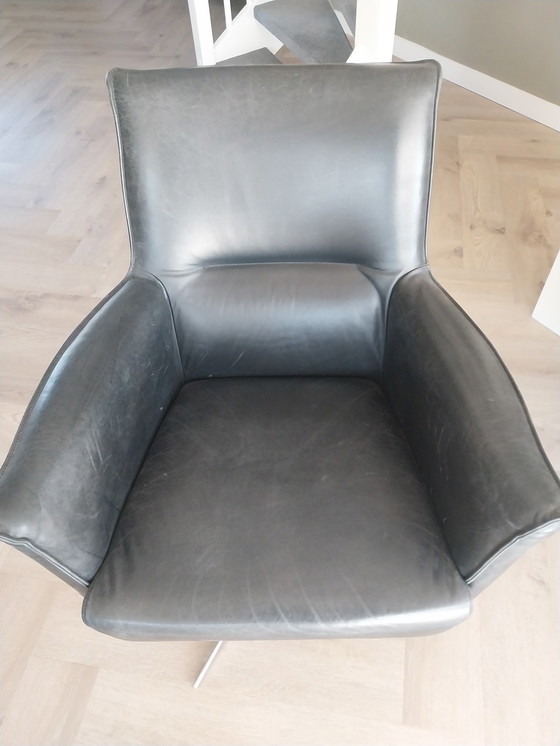 Image 1 of Lederen Fauteuil Van Novastyl