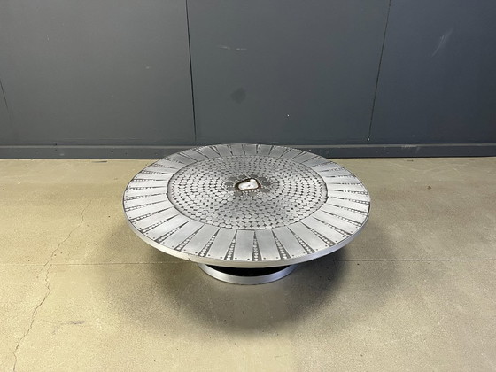 Image 1 of Tavolino da caffè in mosaico di Raf Verjans, anni '70