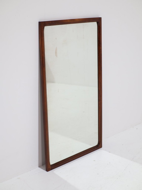 Grote spiegel Aksel Kjersgaard palissander Deens vintage jaren '60 – Glass, Wood (photo 3 of 10)