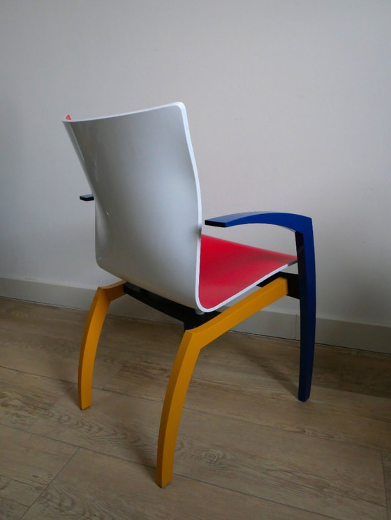 Image 1 of Sedia da pranzo Leolux Camarilla ispirata a "Mondriaan".