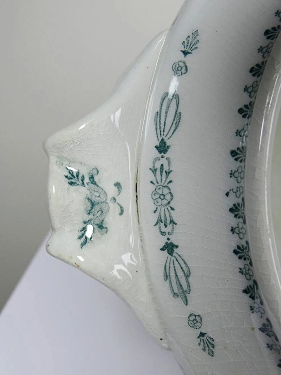Large antique soup tureen K&G Lunéville Compiègne model in ironstone. – Crockery, Porcelain, Rococo (photo 11 of 16)