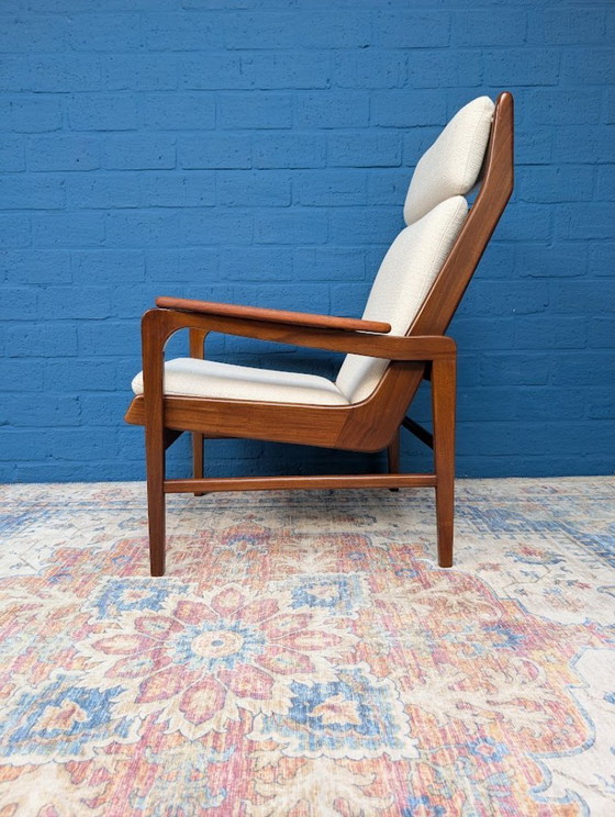 2x Poltrona Vintage, Gelderland, anni '60 – Poltrone, Cotone, Legno (photo 3 of 23)