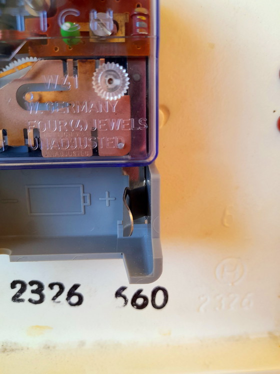 Image 1 of Hettich Ceramic Clock, Memphis 1980