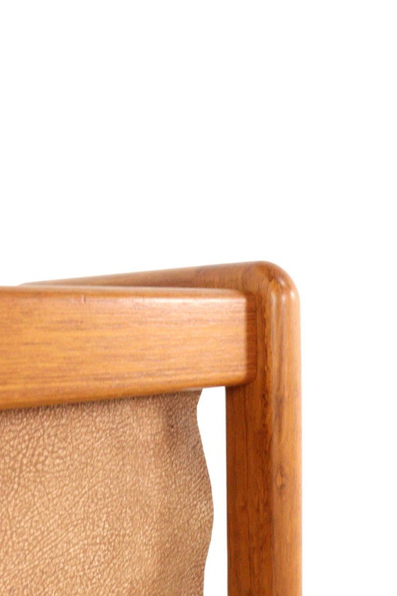 Image 1 of Vildbjerg furniture factory reading holder magazine rack vintage teak Danish