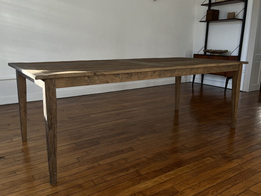 Large Provence Farmhouse Table in Solid Oak - 300 x 100 cm