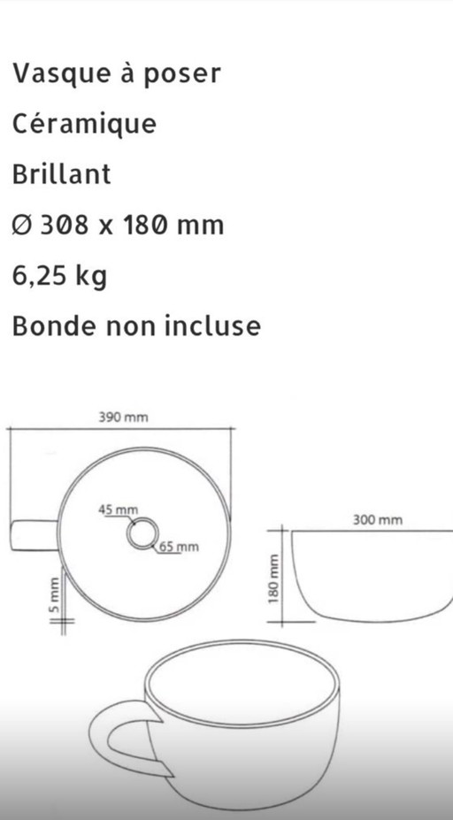 LAVABO , Waschbecken , Spüle