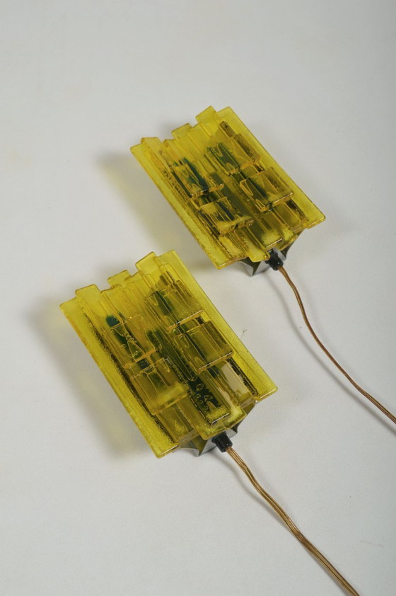 Image 1 of Set of Danish wall lamps No. 217 by Claus Bolby for Lyskaer Belysning, 1960s