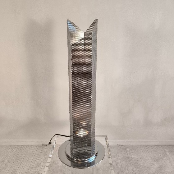 Image 1 of ✨🏙️💎 Postmodern "Skyscraper" Lamp – Italy, 1980s 💎🏙️✨