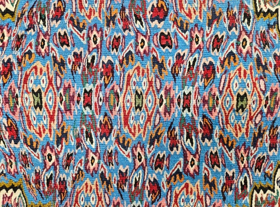 Image 1 of Tappeto persiano Senneh vintage in lana, annodato a mano, con motivo astratto, 158x252 cm.