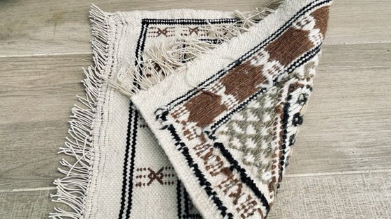 Image 1 of Kelim Teppich Baumwolle 1980er Jahre