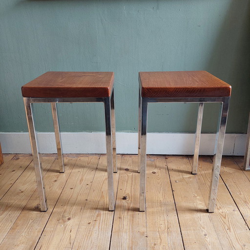 Set di 2 tavolini laterali vintage