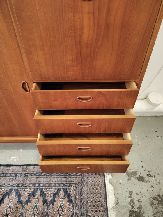 Image 1 of Credenza alta vintage in teak degli anni '60