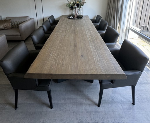Keijser En Co eettafel met stoelen